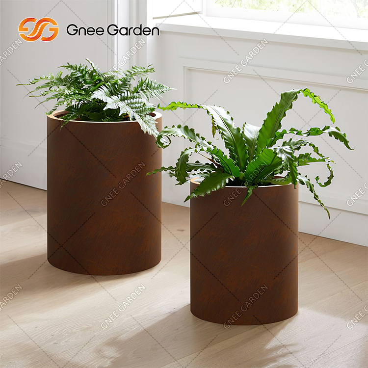 Commercial Metal Steel Flower Pot