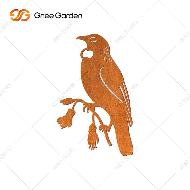 Ornament Animal Corten Steel Art Decor
