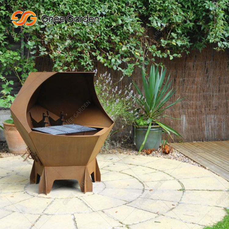 Corten Steel Durable Bbq Grilling Racks