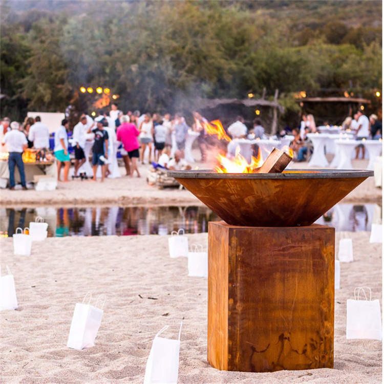 Stylish Corten Barbecue Grill