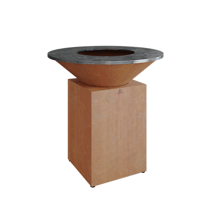 Weather-resistant Corten Grill