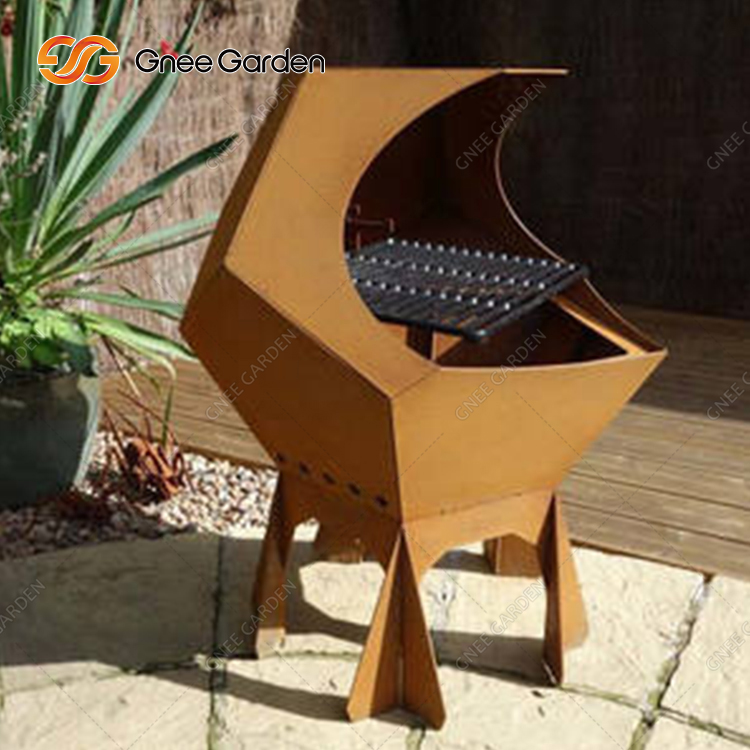 Corten Steel BBQ Smoker