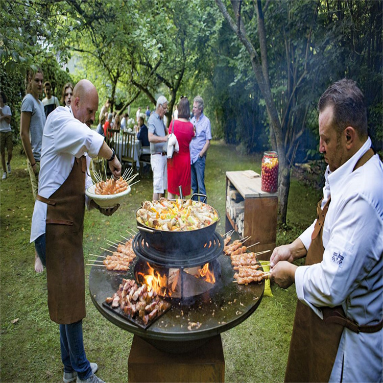 Outdoor Charcoal Grill Corten