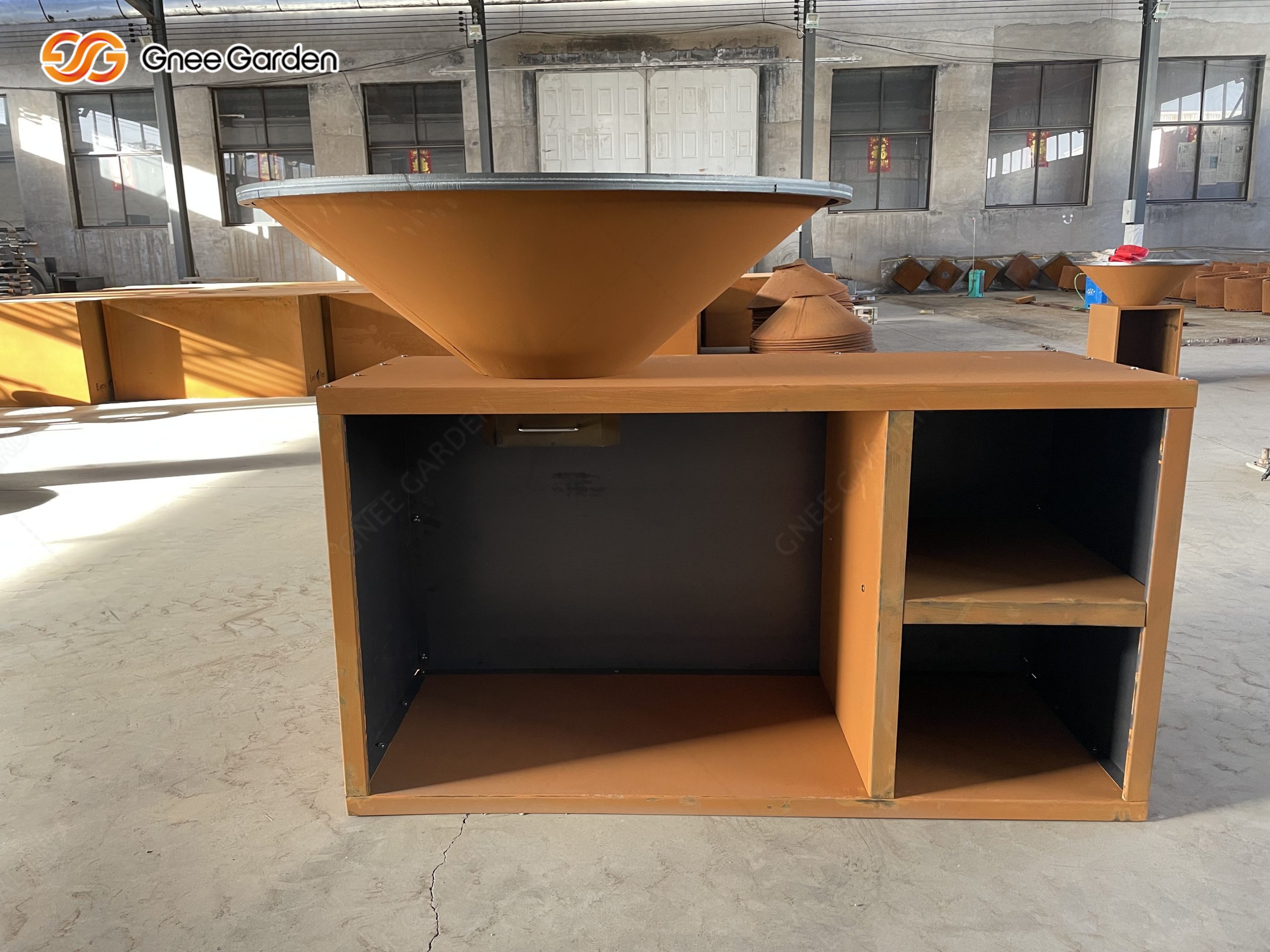 Corten Steel Carbon Steel Bbq Party Grill