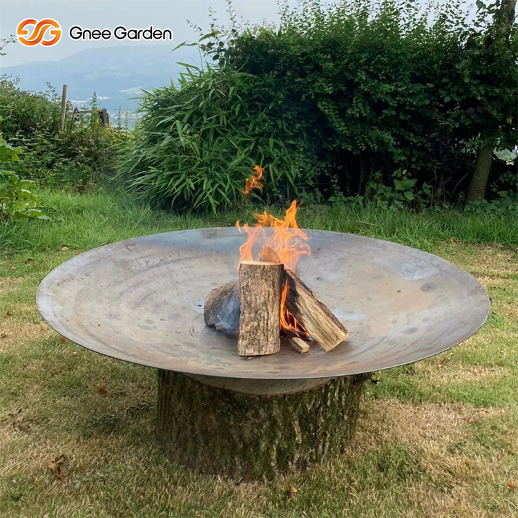 Weathering Steel Sheet Fire Pit