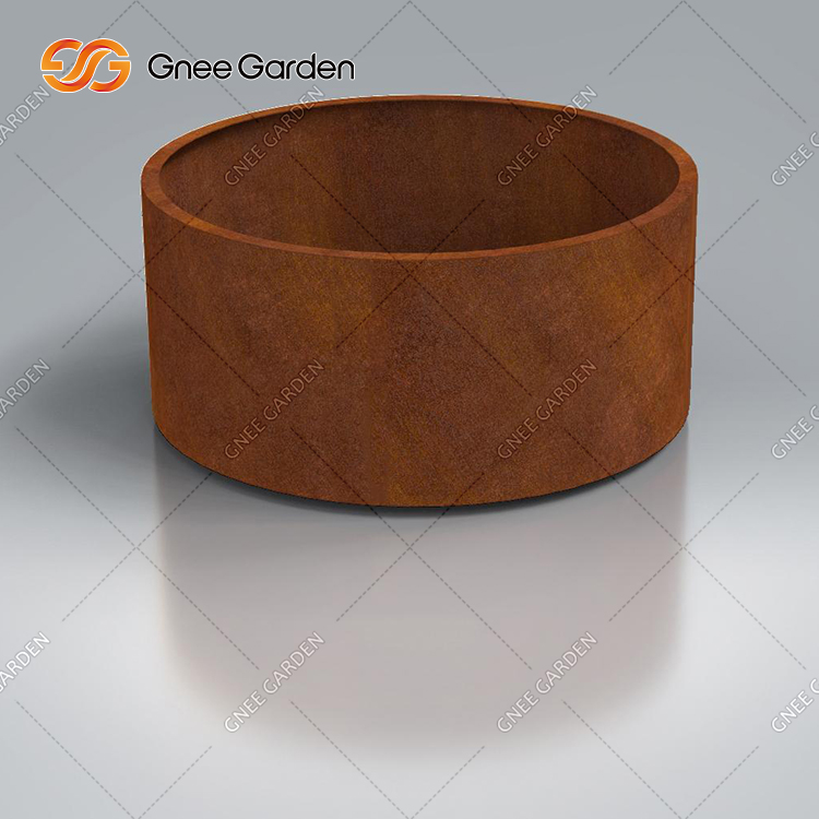 Outdoor Corten Steel Garden Planting Boxes