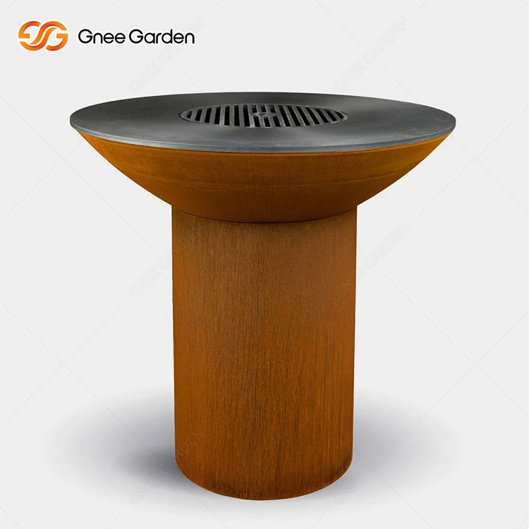 Garden Corten Fire Pit BBQ Firepits