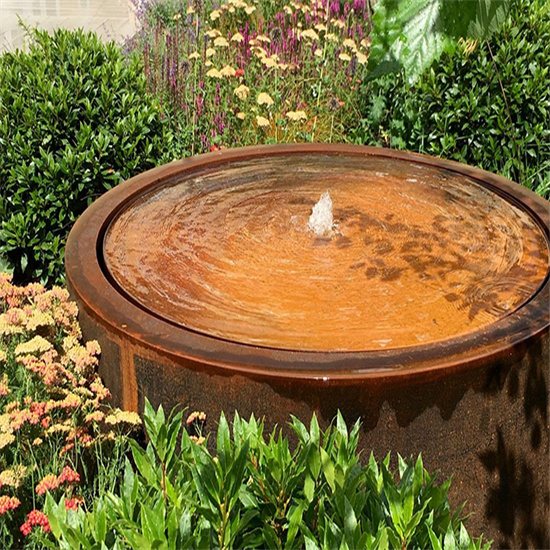 Corten Steel Waterfall Fountain