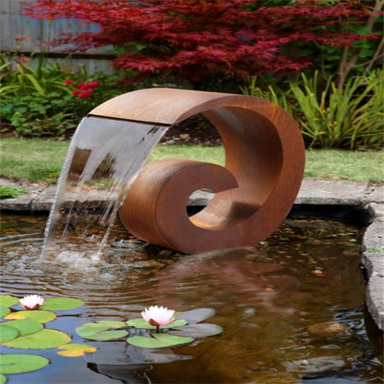 Corten Steel Garden Water Feature