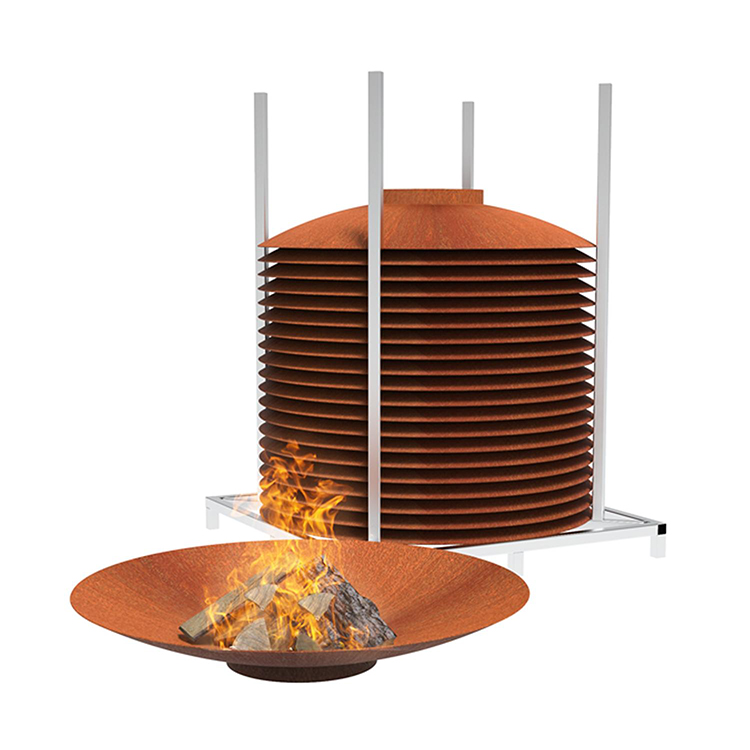 Custom-made Weathering Steel Brazier