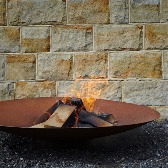 Corten Steel Bowl Fire Pit