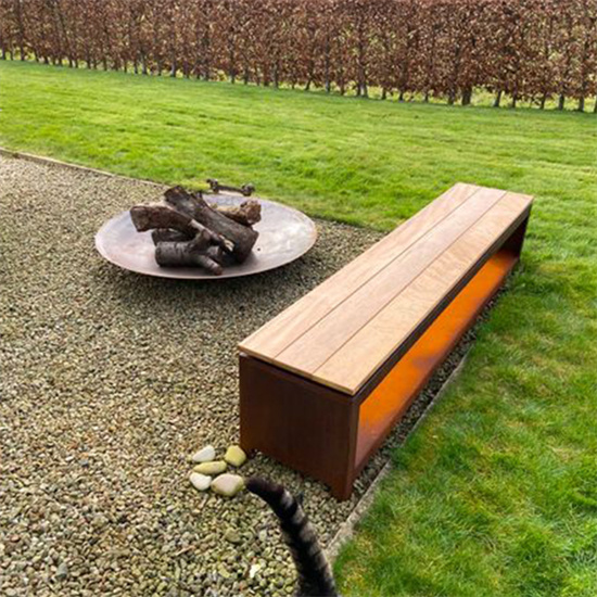 Corten Steel Fire Burner Pot Bowl