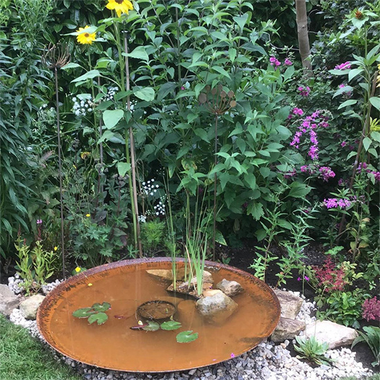 Weathering Steel Firepit Garden Heavy Duty