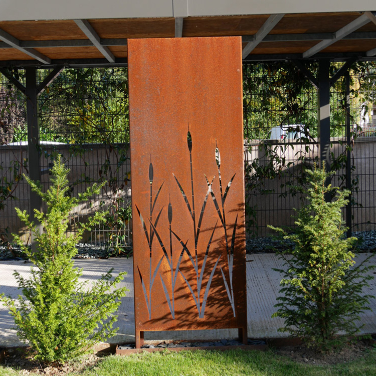 Sustainable Weathering Steel Screen