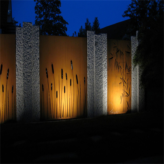 Corten Sculptural Rusted Screen
