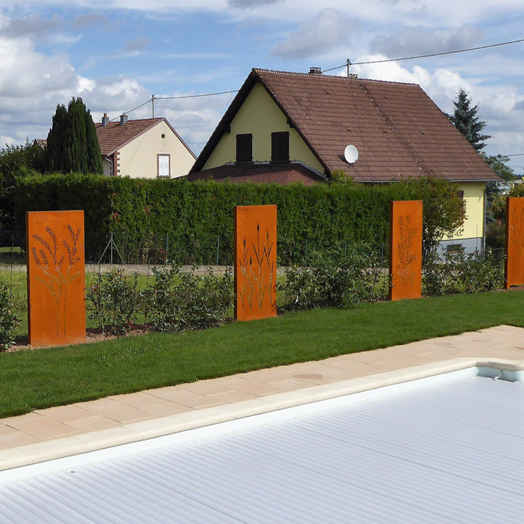 Weathering Steel Balcony Screen