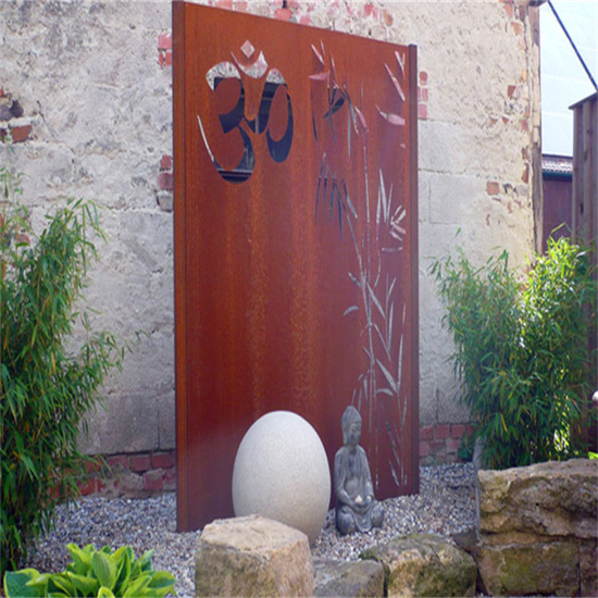 Industrial Corten Wall Screen