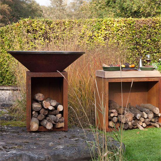 Corten Steel Bbq Stylish Design
