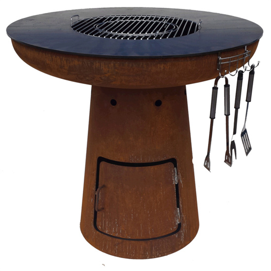 Corten Steel Barbecue Grills