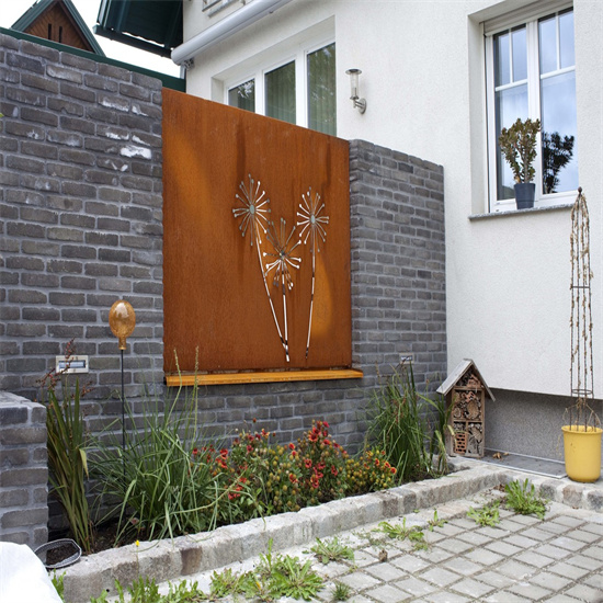Weathering Steel Screen Outdoor Decorative