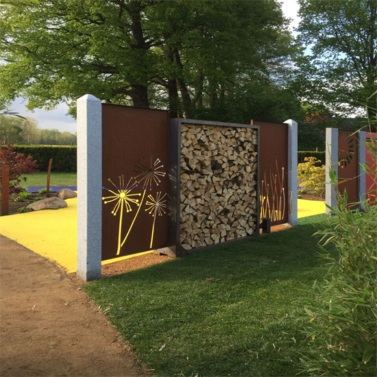 Corten Steel Panels For Garden
