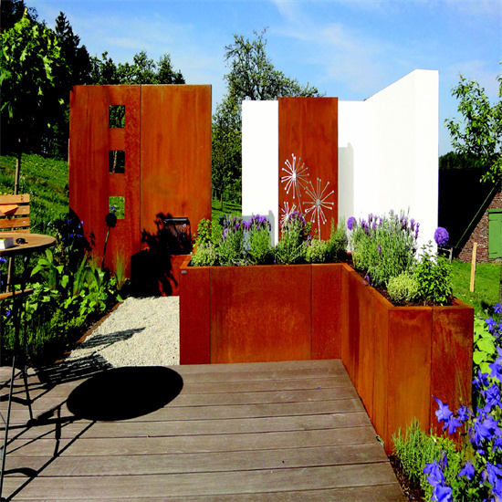 Corten Laser Cut Screens