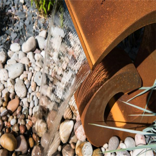 Water Fountain Garden Ornaments Corten Steel