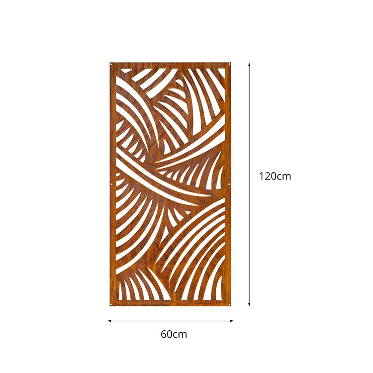 Corten Steel Rusty Metal Decorative Screen