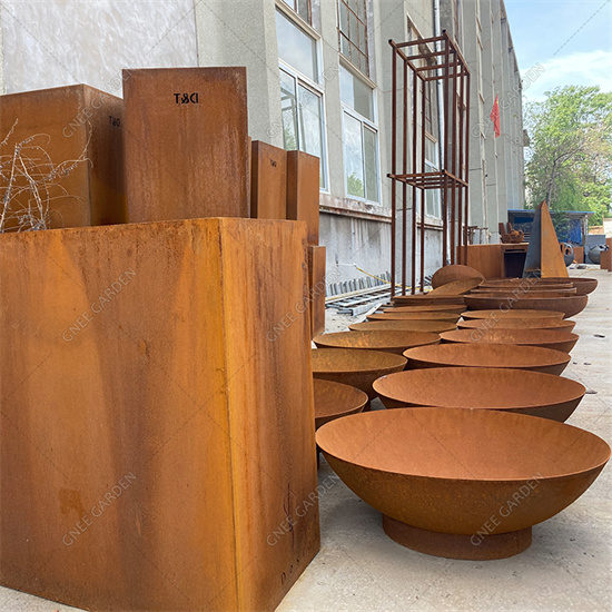 Corten Steel Backyard Camping Fire Pit
