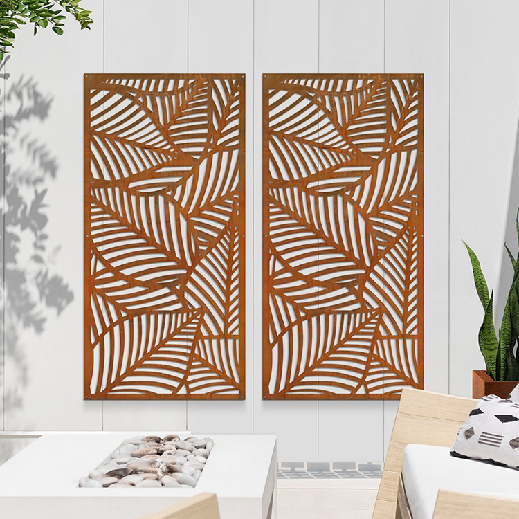 Corten Steel Garden Decorative Screen