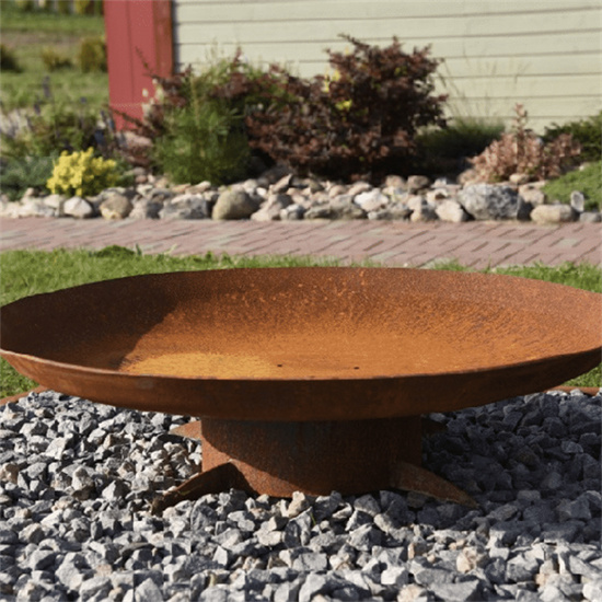 Weathering Steel Burner Brazier