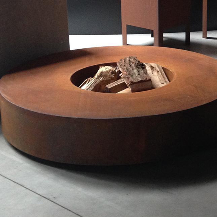 Courtyard Decorative Corten Steel Fire Pit