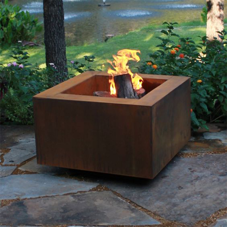 Corten Steel Metal Heating Fire Pit
