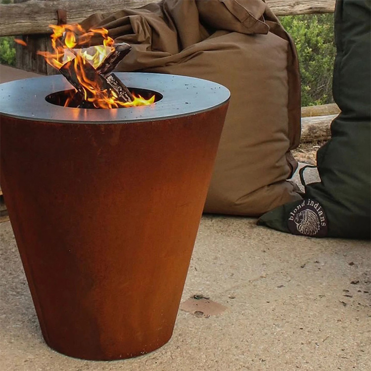 Durable Outdoor Kitchen Corten Steel BBQ Grills