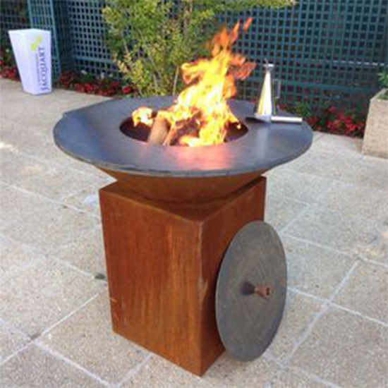 Durable Corten Steel BBQ Grills Commercial