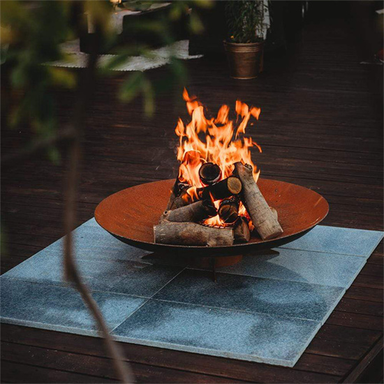 Corten Steel Fire Pit Stand