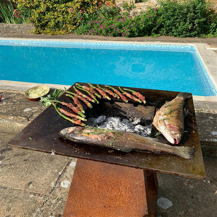 Corten Bbq Cooking Surface Bbq Grill