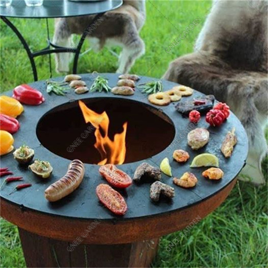 Corten Steel Bbq Grills Cooking In Style
