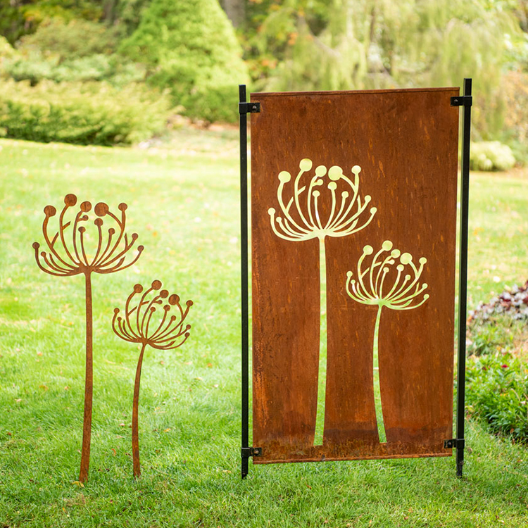 Corten Steel Rusty Metal Screen
