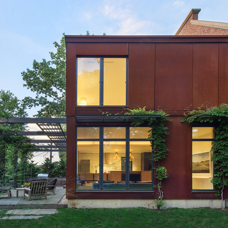 Corten Steel Wall Cladding Building Facades