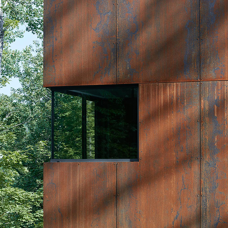 Rustic Charm Corten Steel Wall Cladding