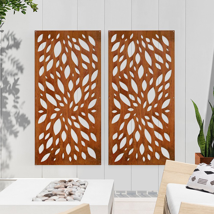 Garden Design Corten Steel Metal Screen