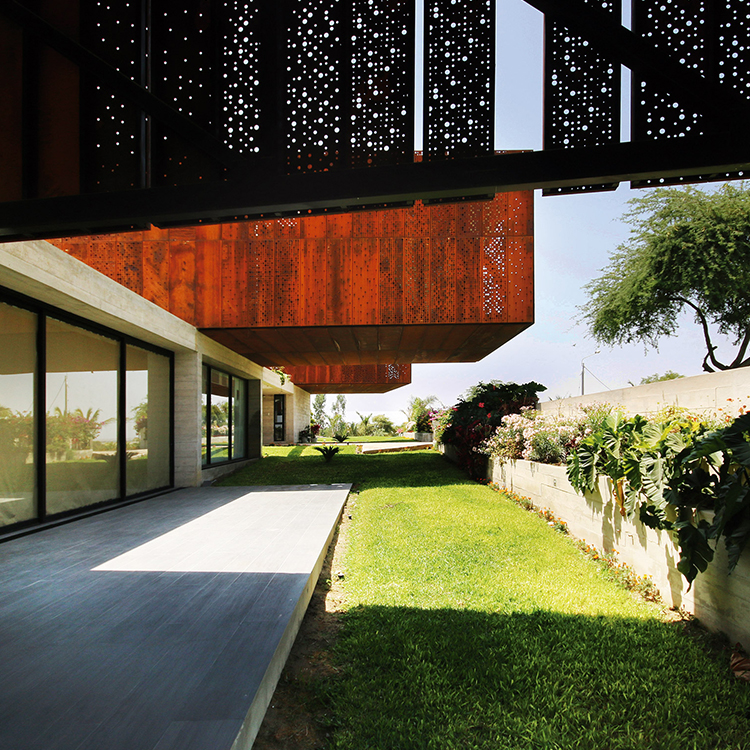 Corten Steel Exterior Cladding Industrial