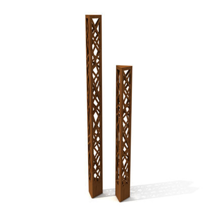 Corten Steel Led Light Night Decoration