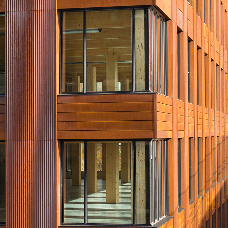 Corten Steel Facade Cladding Panels Durable