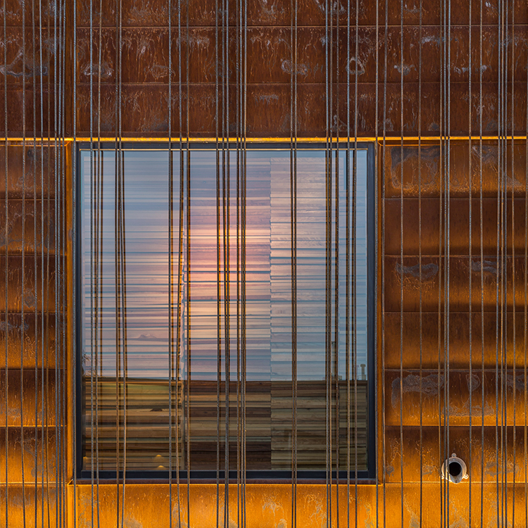 Corten Steel Exterior Wall Cladding Decoration