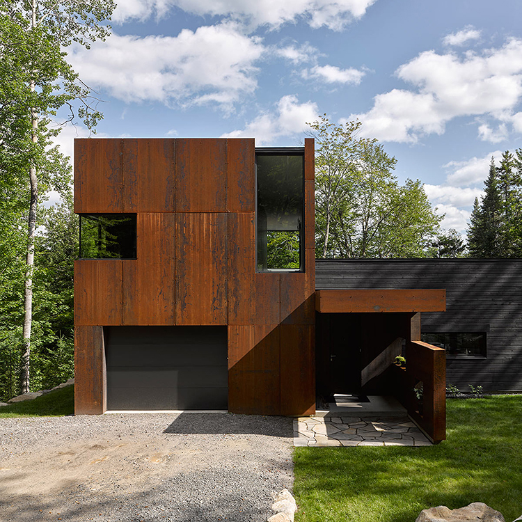 Architectural Corten Steel Curtain Wall