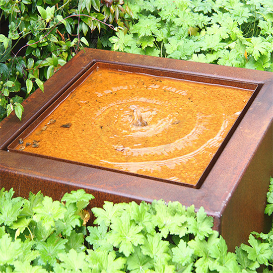 Corten Steel Water Foutain Uniqueness