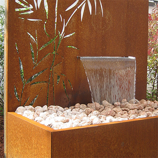 Cortens Steel Garden Water Features Fountain