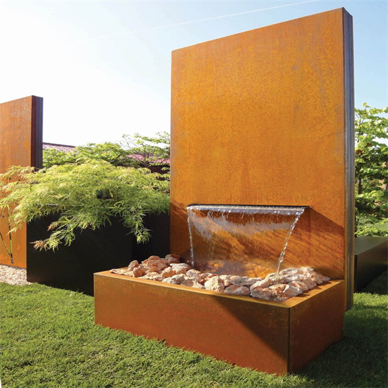 Garden Landscape Fountain Metal Water Curtain